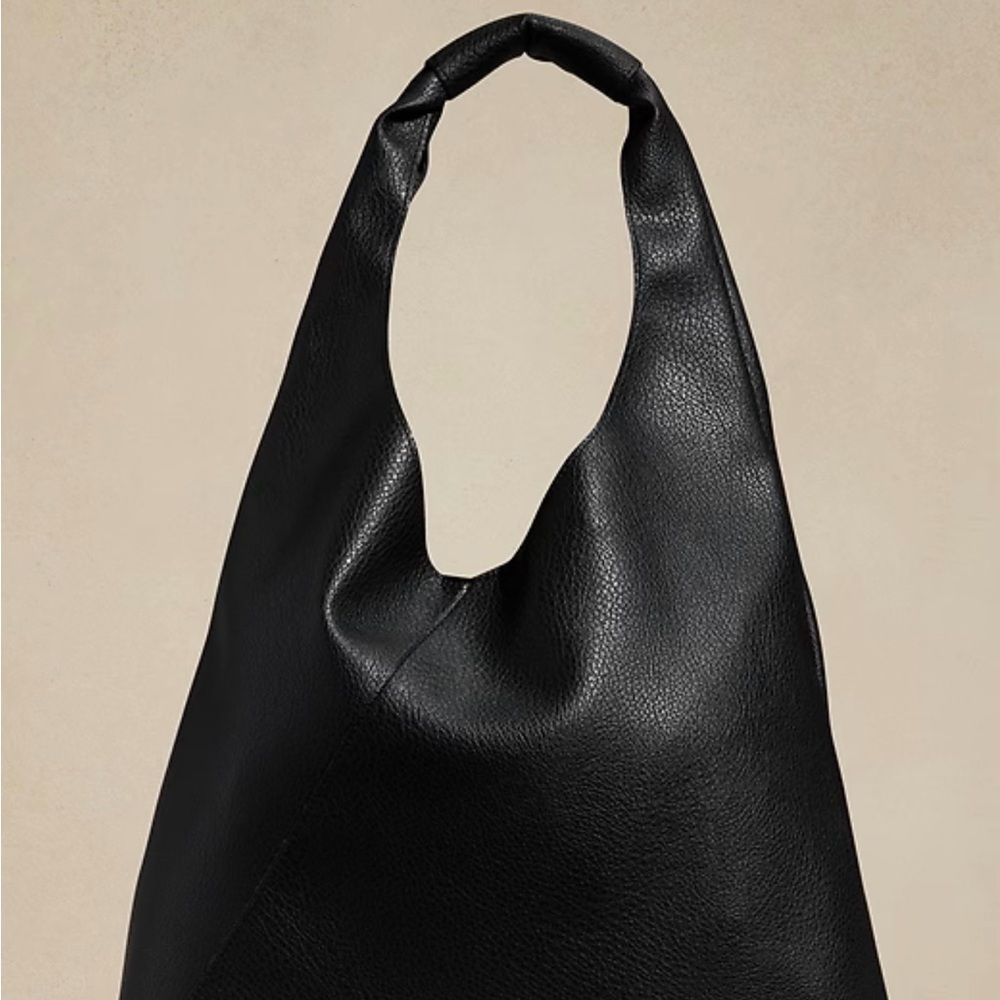 Banana Republic Black Leather Shoulder Bag